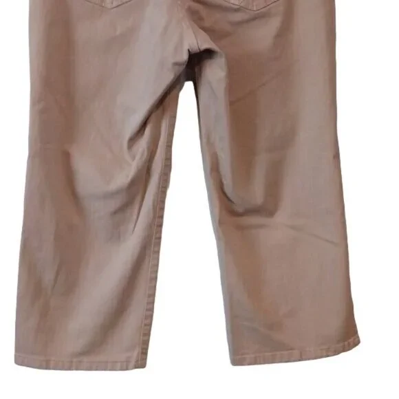 NYDJ Womens Light Tan Crop Jeans, Denim Pants, Size 4 - Picture 6 of 13